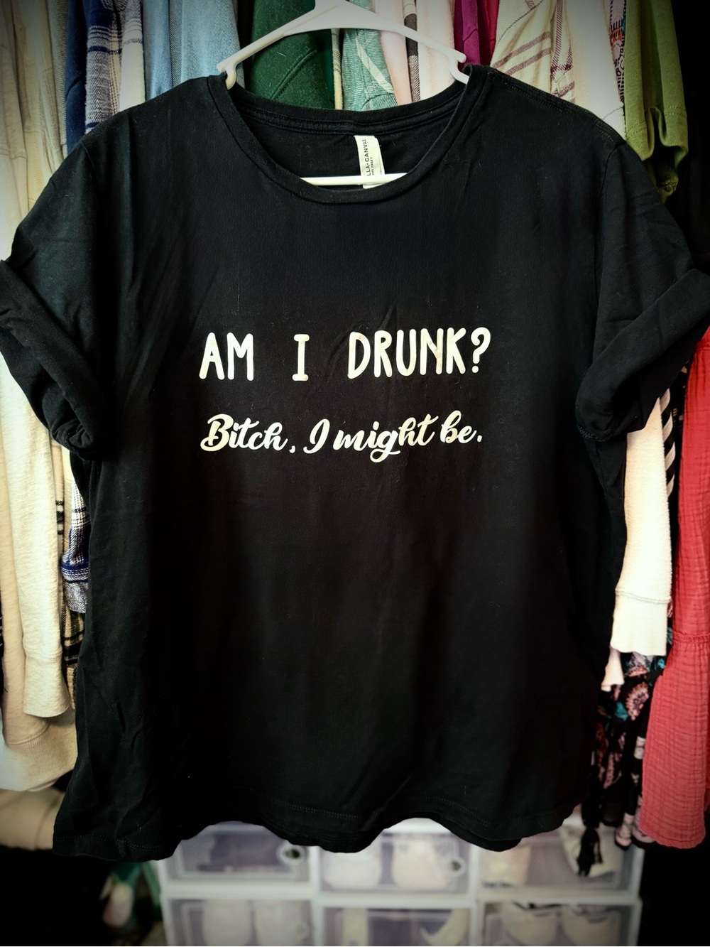 2XL Bella Canvas Black Crewneck Tee